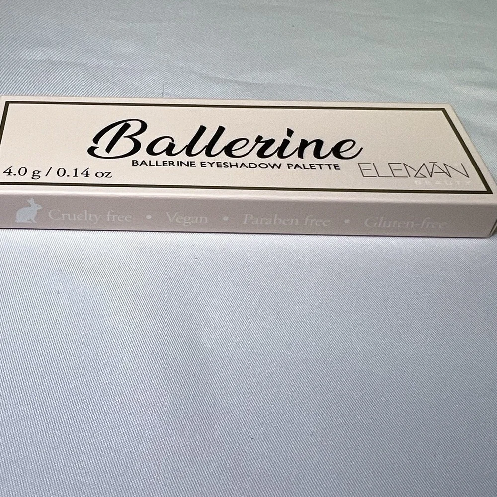 Eleman Eyeshadow 5 Pan Ballerine Palette‎ Matte Shimmer Pink Nude Wet Dry New